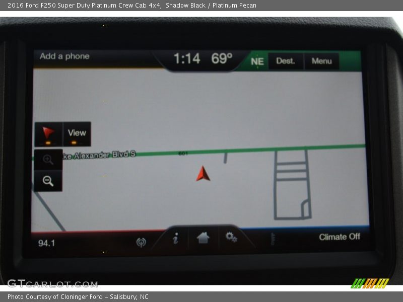 Shadow Black / Platinum Pecan 2016 Ford F250 Super Duty Platinum Crew Cab 4x4