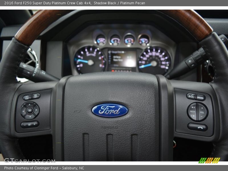 Shadow Black / Platinum Pecan 2016 Ford F250 Super Duty Platinum Crew Cab 4x4
