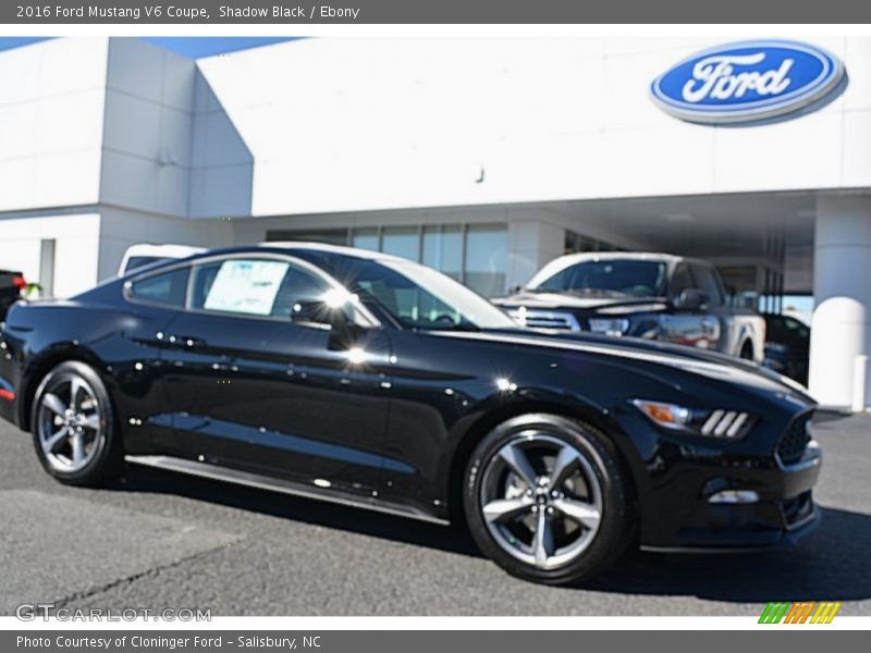 Shadow Black / Ebony 2016 Ford Mustang V6 Coupe