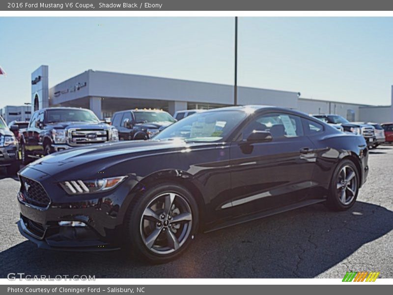Shadow Black / Ebony 2016 Ford Mustang V6 Coupe