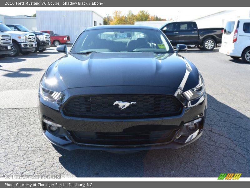 Shadow Black / Ebony 2016 Ford Mustang V6 Coupe