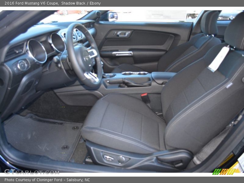 Shadow Black / Ebony 2016 Ford Mustang V6 Coupe