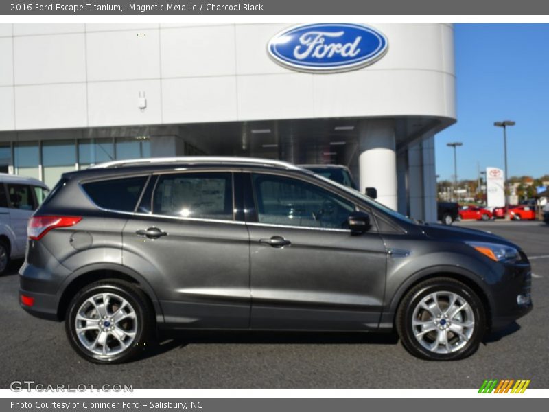 Magnetic Metallic / Charcoal Black 2016 Ford Escape Titanium