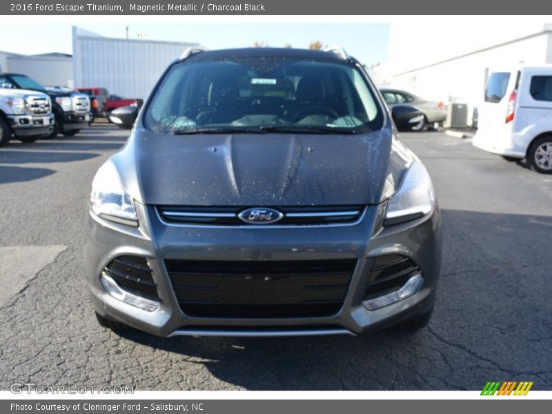 Magnetic Metallic / Charcoal Black 2016 Ford Escape Titanium