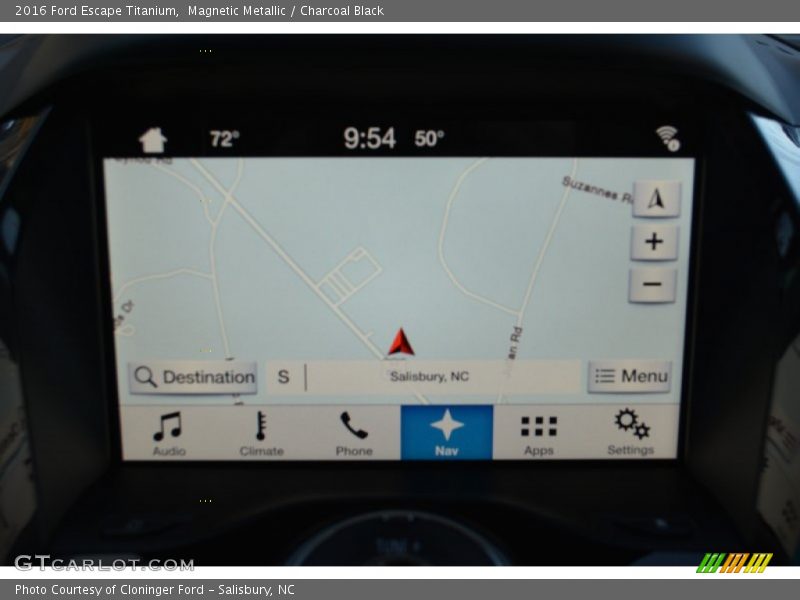 Magnetic Metallic / Charcoal Black 2016 Ford Escape Titanium