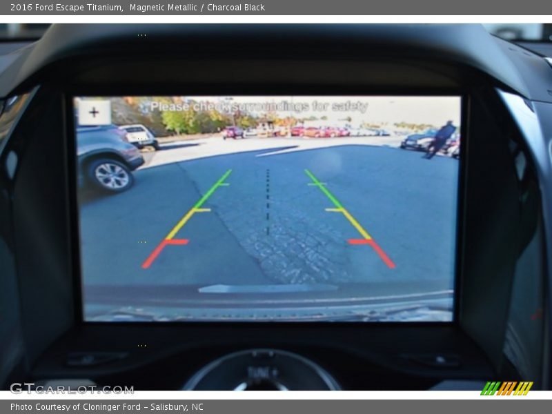 Magnetic Metallic / Charcoal Black 2016 Ford Escape Titanium