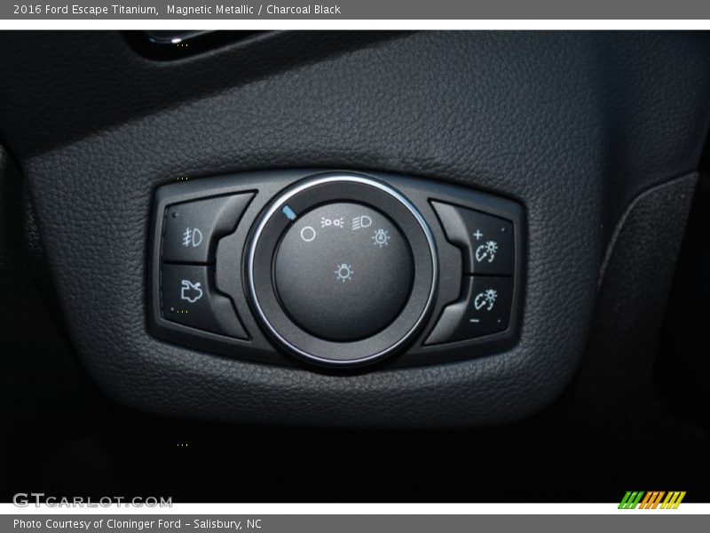 Magnetic Metallic / Charcoal Black 2016 Ford Escape Titanium
