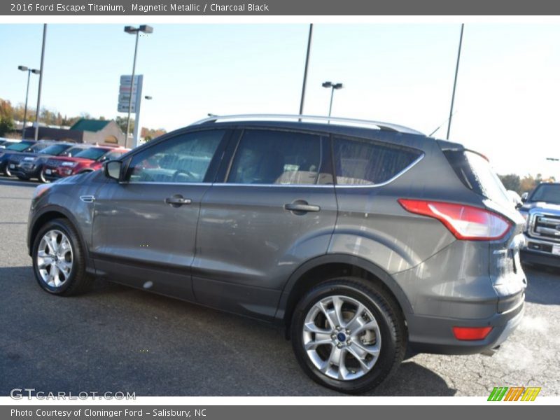 Magnetic Metallic / Charcoal Black 2016 Ford Escape Titanium