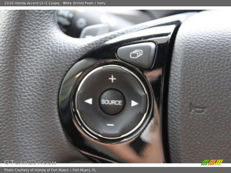 White Orchid Pearl / Ivory 2016 Honda Accord LX-S Coupe