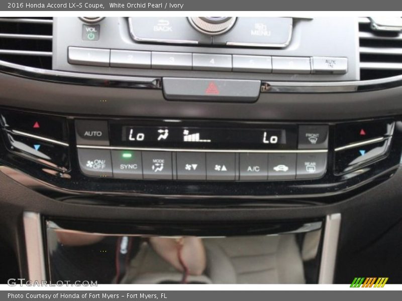 White Orchid Pearl / Ivory 2016 Honda Accord LX-S Coupe