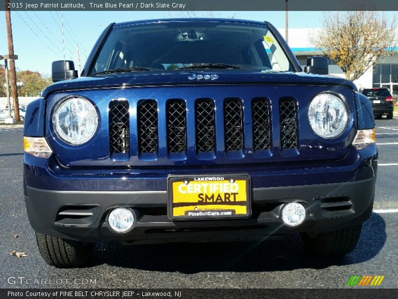 True Blue Pearl / Dark Slate Gray 2015 Jeep Patriot Latitude