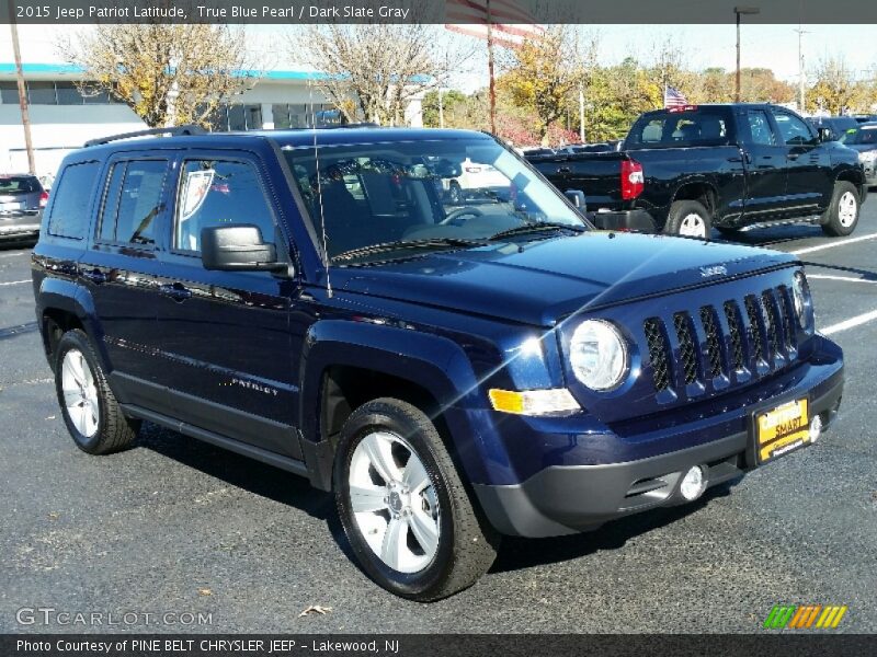 True Blue Pearl / Dark Slate Gray 2015 Jeep Patriot Latitude