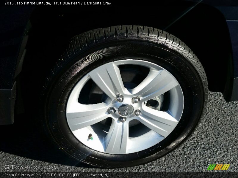 True Blue Pearl / Dark Slate Gray 2015 Jeep Patriot Latitude