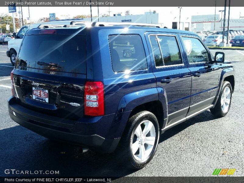 True Blue Pearl / Dark Slate Gray 2015 Jeep Patriot Latitude