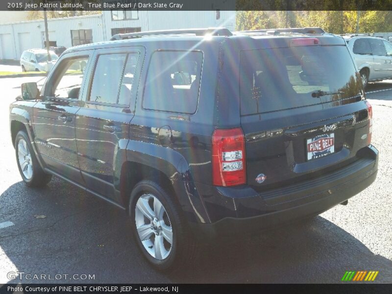 True Blue Pearl / Dark Slate Gray 2015 Jeep Patriot Latitude