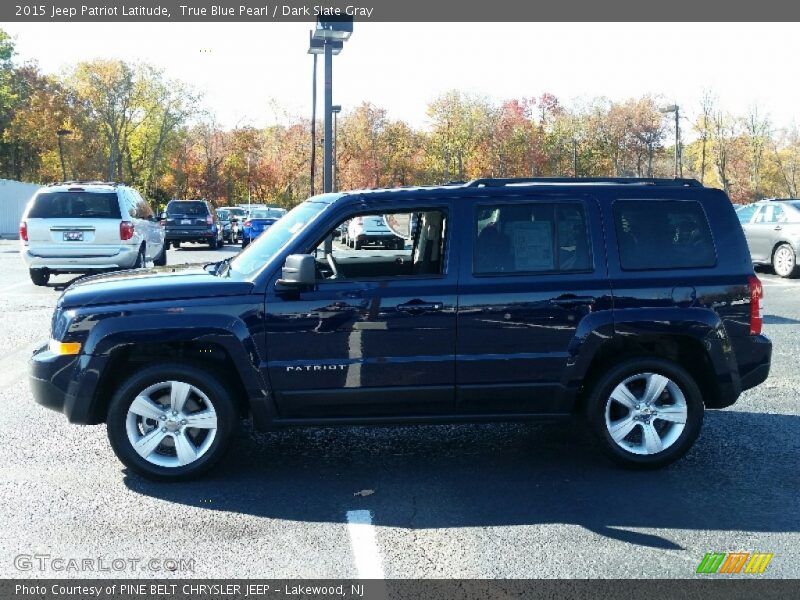 True Blue Pearl / Dark Slate Gray 2015 Jeep Patriot Latitude