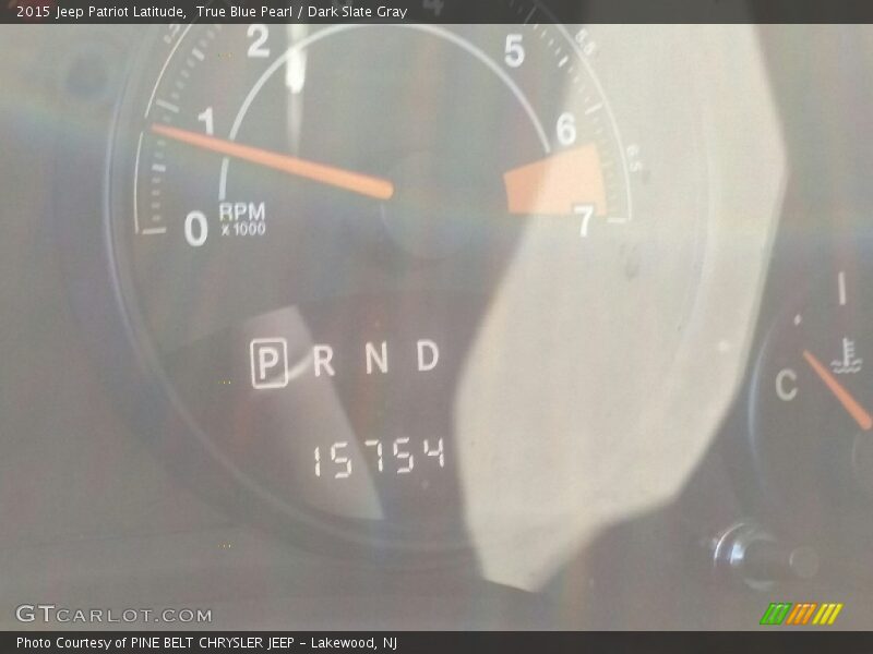 True Blue Pearl / Dark Slate Gray 2015 Jeep Patriot Latitude