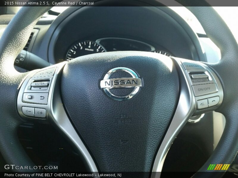 Cayenne Red / Charcoal 2015 Nissan Altima 2.5 S