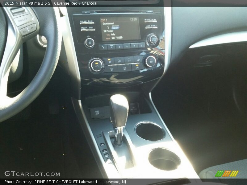 Cayenne Red / Charcoal 2015 Nissan Altima 2.5 S
