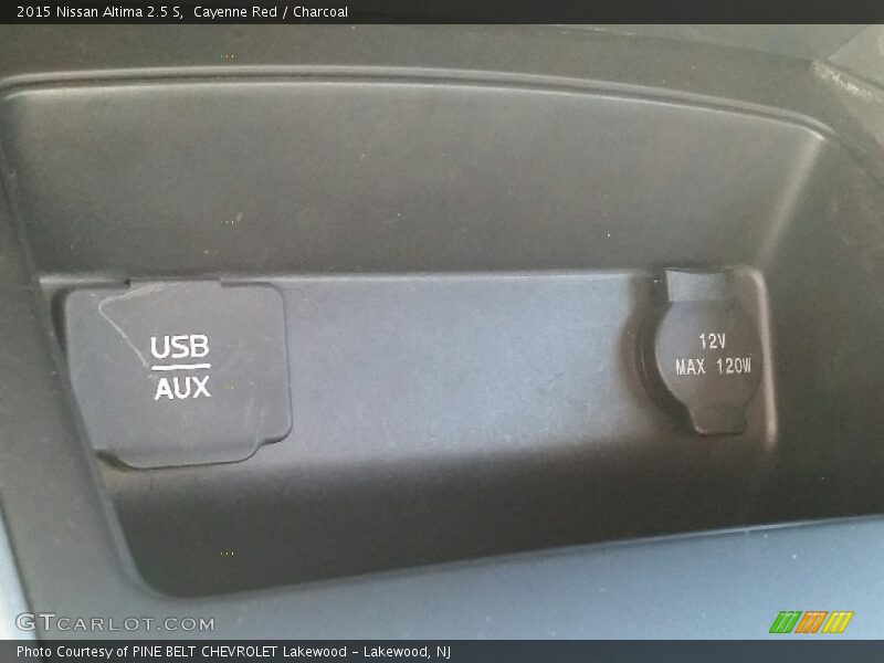 Cayenne Red / Charcoal 2015 Nissan Altima 2.5 S