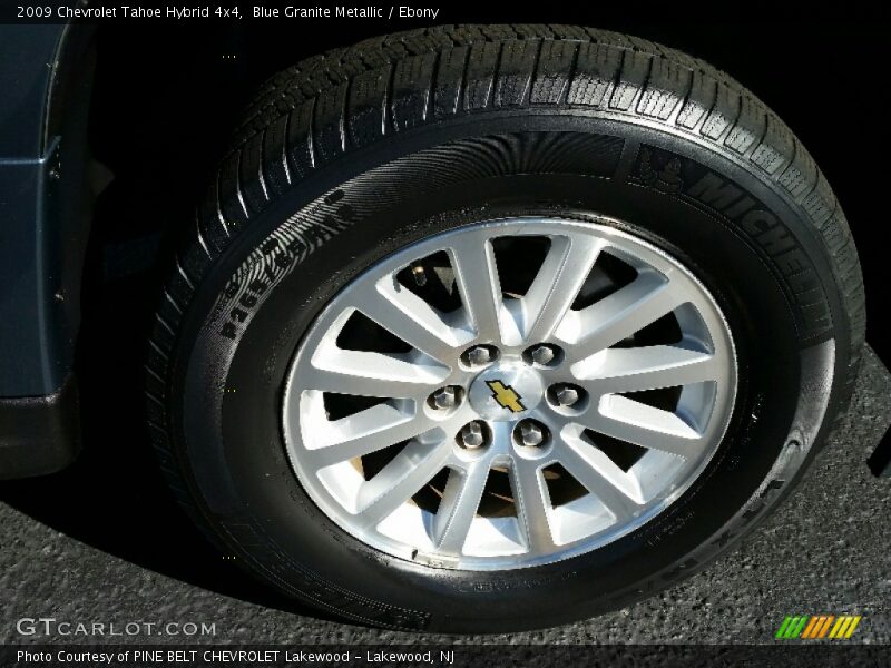 Blue Granite Metallic / Ebony 2009 Chevrolet Tahoe Hybrid 4x4