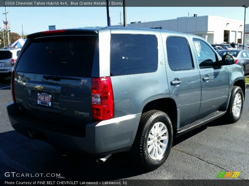 Blue Granite Metallic / Ebony 2009 Chevrolet Tahoe Hybrid 4x4