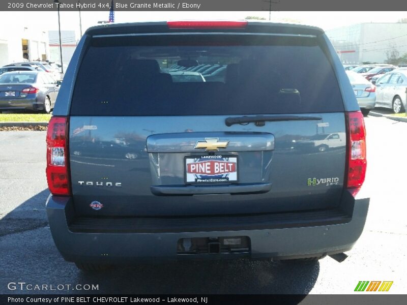 Blue Granite Metallic / Ebony 2009 Chevrolet Tahoe Hybrid 4x4