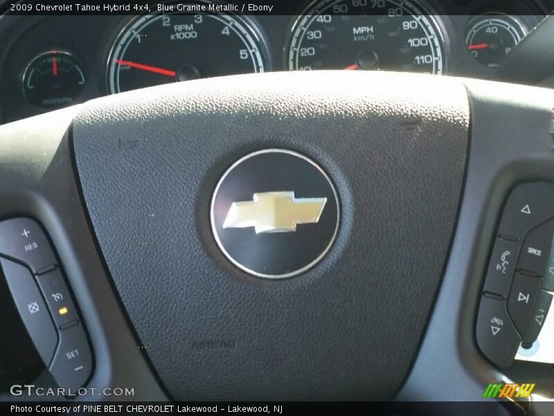 Blue Granite Metallic / Ebony 2009 Chevrolet Tahoe Hybrid 4x4