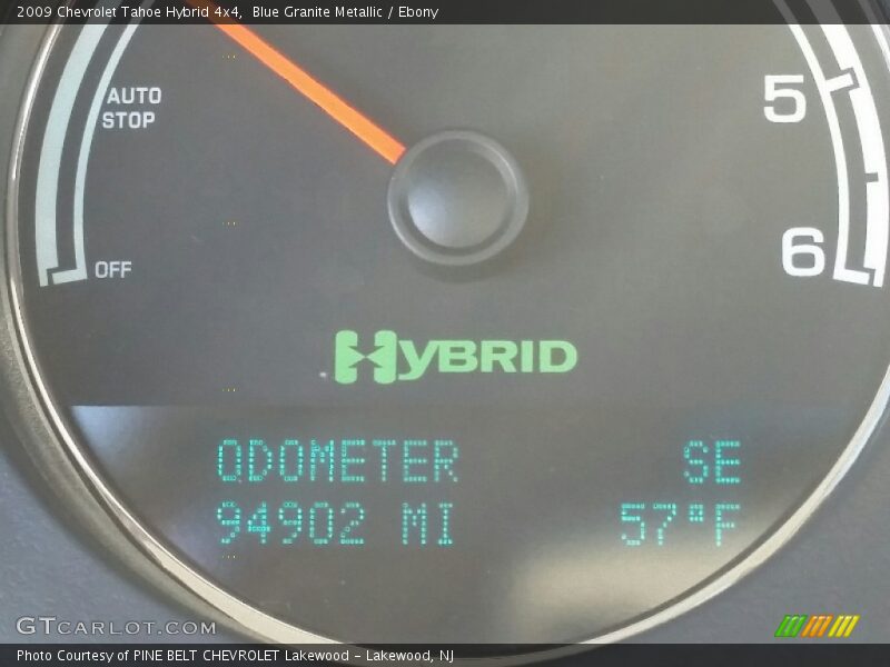 Blue Granite Metallic / Ebony 2009 Chevrolet Tahoe Hybrid 4x4