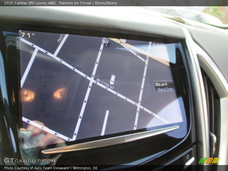 Platinum Ice Tricoat / Ebony/Ebony 2015 Cadillac SRX Luxury AWD