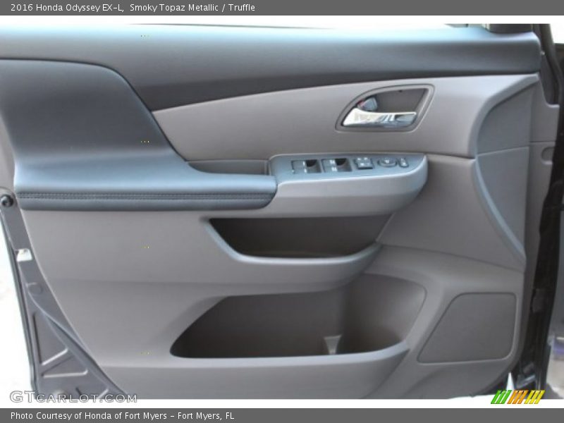 Smoky Topaz Metallic / Truffle 2016 Honda Odyssey EX-L