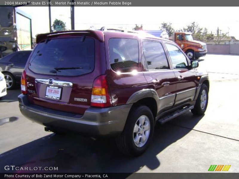 Merlot Pearl Metallic / Medium Pebble Beige 2004 Mazda Tribute ES V6