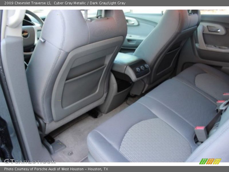 Cyber Gray Metallic / Dark Gray/Light Gray 2009 Chevrolet Traverse LS