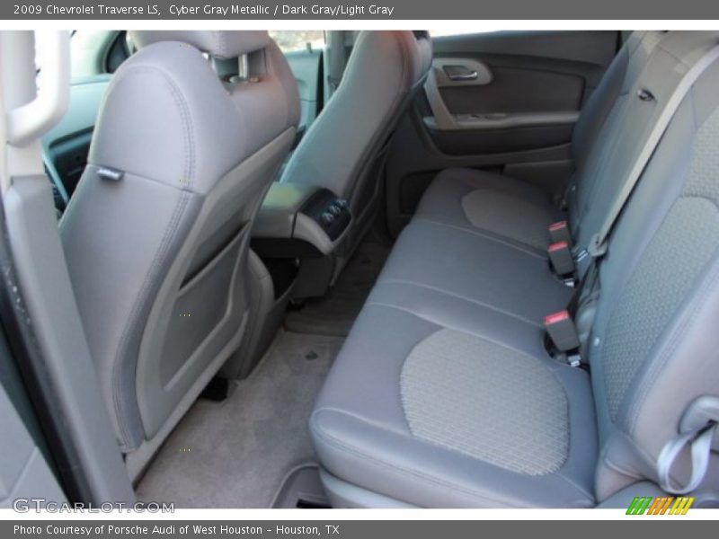 Cyber Gray Metallic / Dark Gray/Light Gray 2009 Chevrolet Traverse LS