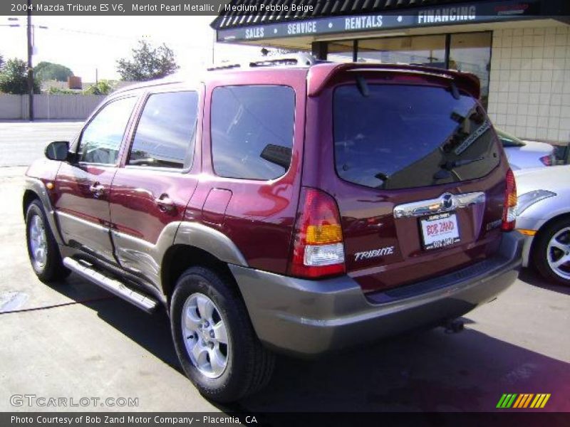 Merlot Pearl Metallic / Medium Pebble Beige 2004 Mazda Tribute ES V6