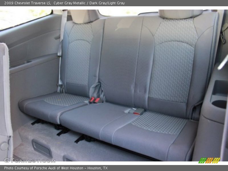 Cyber Gray Metallic / Dark Gray/Light Gray 2009 Chevrolet Traverse LS