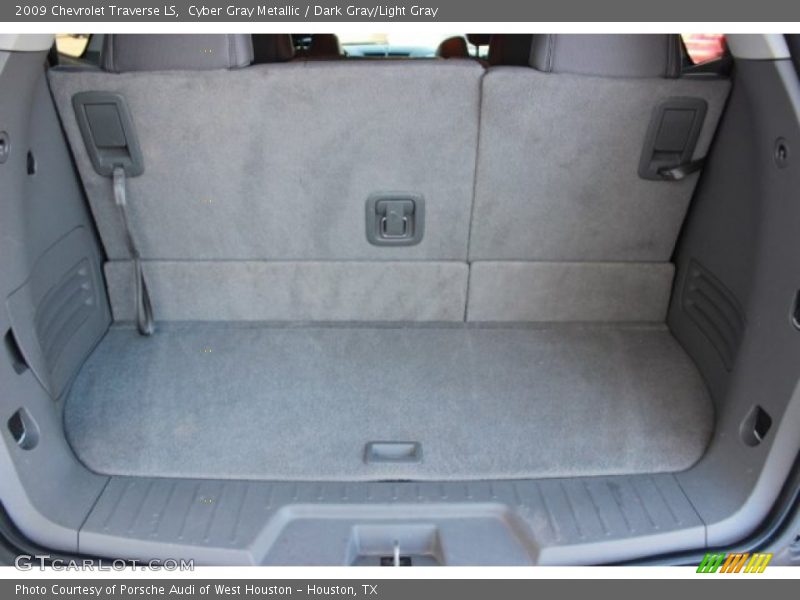 Cyber Gray Metallic / Dark Gray/Light Gray 2009 Chevrolet Traverse LS