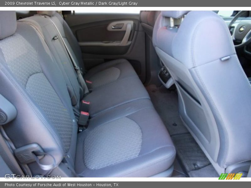 Cyber Gray Metallic / Dark Gray/Light Gray 2009 Chevrolet Traverse LS