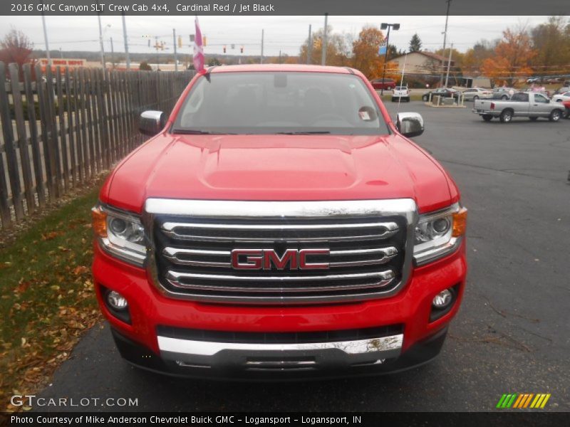 Cardinal Red / Jet Black 2016 GMC Canyon SLT Crew Cab 4x4