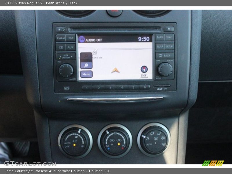 Pearl White / Black 2013 Nissan Rogue SV
