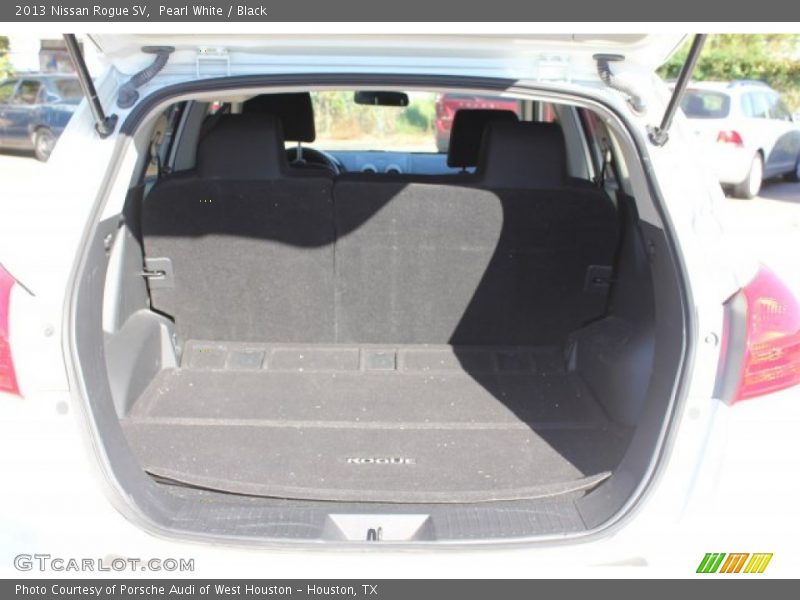 Pearl White / Black 2013 Nissan Rogue SV