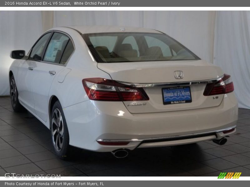 White Orchid Pearl / Ivory 2016 Honda Accord EX-L V6 Sedan