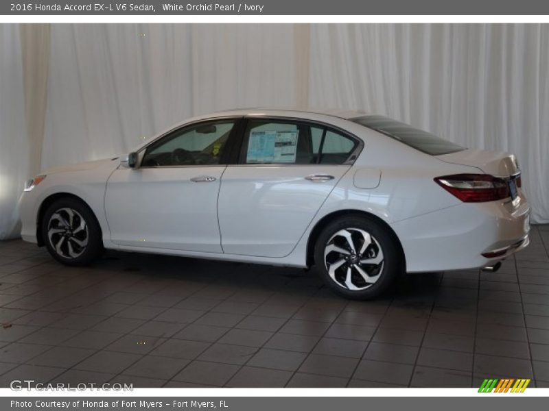 White Orchid Pearl / Ivory 2016 Honda Accord EX-L V6 Sedan