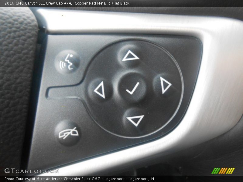 Copper Red Metallic / Jet Black 2016 GMC Canyon SLE Crew Cab 4x4