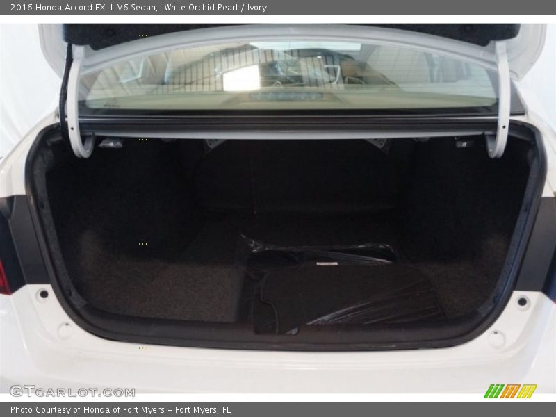 White Orchid Pearl / Ivory 2016 Honda Accord EX-L V6 Sedan