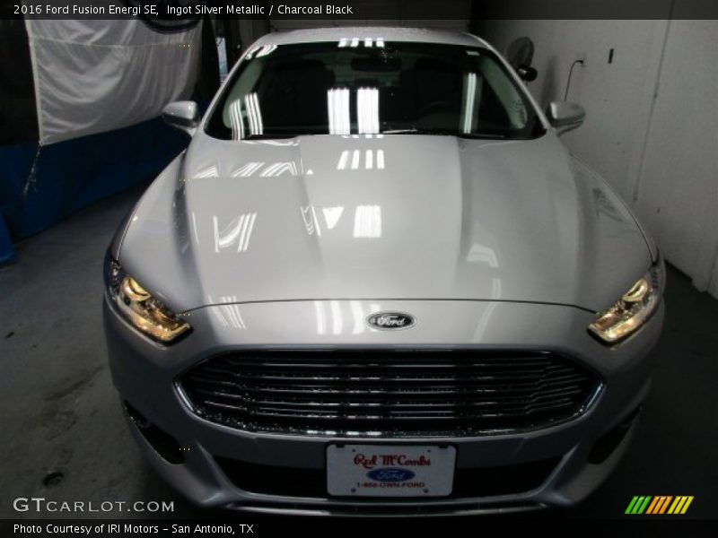 Ingot Silver Metallic / Charcoal Black 2016 Ford Fusion Energi SE