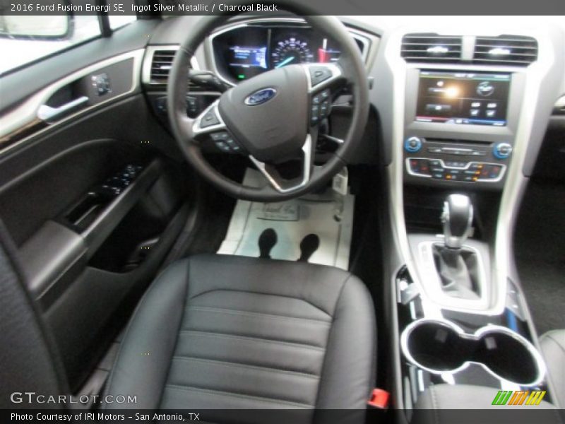 Ingot Silver Metallic / Charcoal Black 2016 Ford Fusion Energi SE