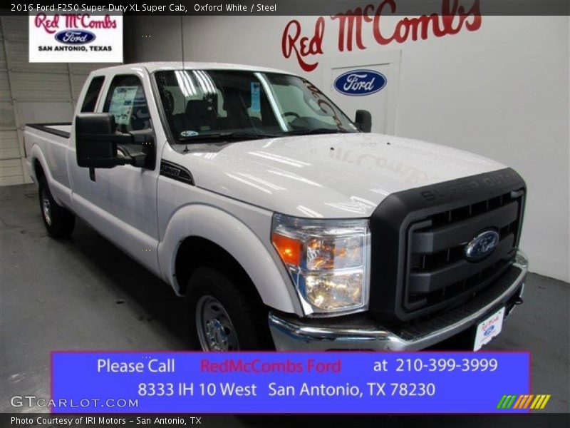 Oxford White / Steel 2016 Ford F250 Super Duty XL Super Cab