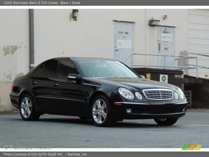 Black / Stone 2006 Mercedes-Benz E 350 Sedan