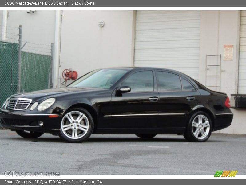 Black / Stone 2006 Mercedes-Benz E 350 Sedan